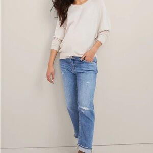 Hatch Blue Boyfriend Jeans Relaxed Fit